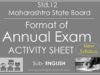 ANNUAL EXAM ACTIVITY SHEET FORMAT- ENGLISH