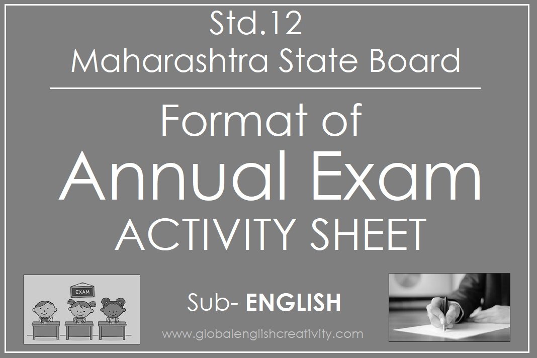 ANNUAL EXAM ACTIVITY SHEET FORMAT- ENGLISH