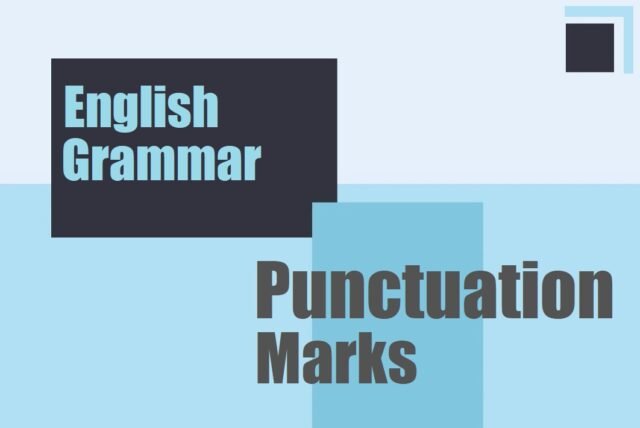English Grammar Punctuation Marks