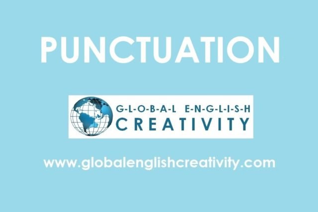 PUNCTUATIONS-GLOBAL ENGLISH CREATIVITY