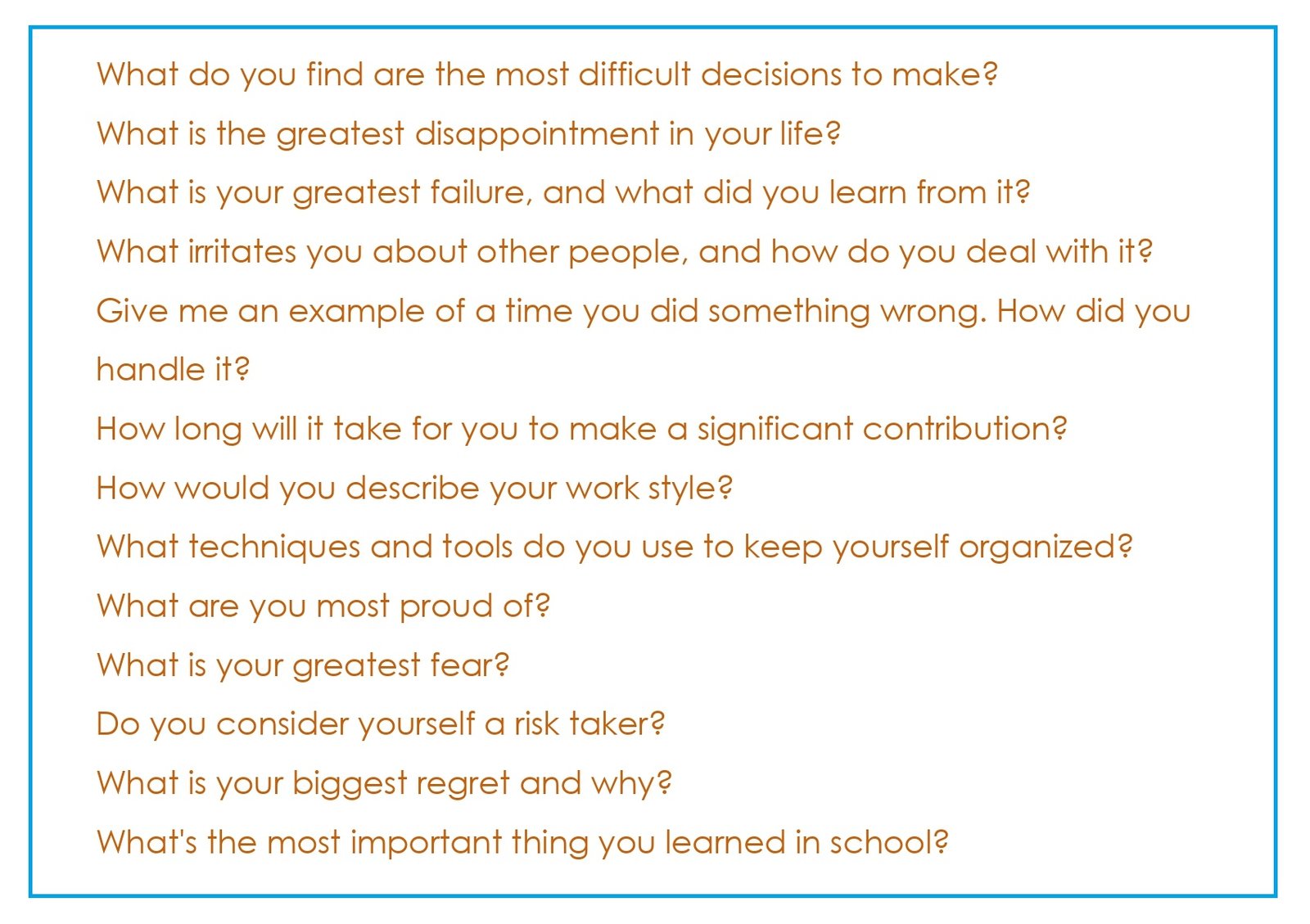 Common Interview Questions_02