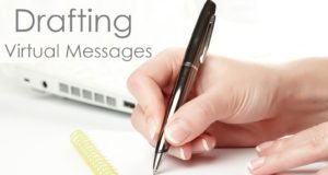 drafting virtual message