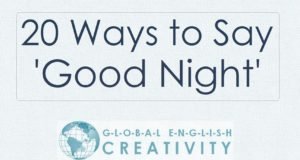 20 Ways to Say Good Night