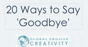 20 Ways to Say Goodbye