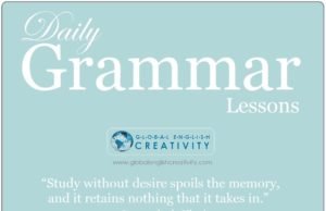 Daily English Grammar Lessons