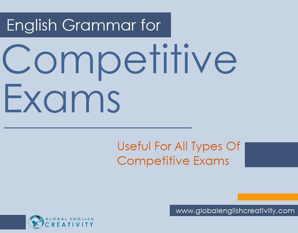 English Grammar for Competitive Exams Examples Set No.3