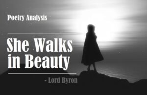 poem she walks in beauty by lord byron
