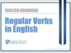Regular Verbs in English