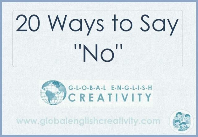 Ways to Say No